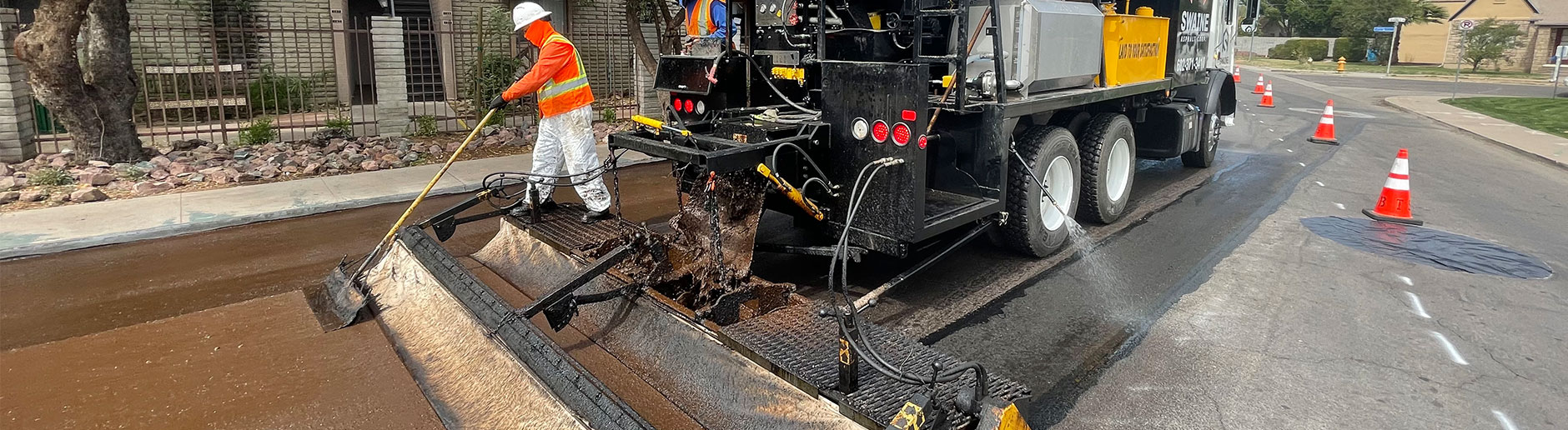 Slurry Seal / Microseal Swaine Asphalt, Paving & Maintenance Company